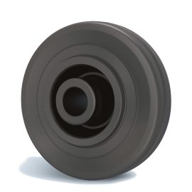 Roue Guitel Hervieu Manutal bandage caoutchouc noir photo du produit Principale M