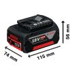 Pack 6 batteries 18 V GBA 4 Ah + coffret L-BOXX BOSCH 1600A02A2S photo du produit Secondaire 1 S
