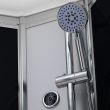 Cabine de douche Hydromassante SILVER HYDRO 80x80 noir THALASSOR SQMN8080 photo du produit Secondaire 1 S
