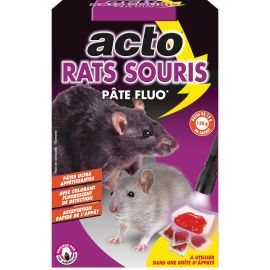 Pâte appât Acto fluorescente pour rats et souris 150 g – PAT7 photo du produit Principale M