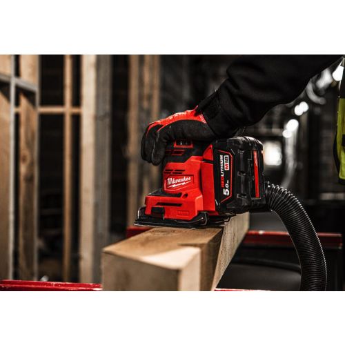 Ponceuse vibrante 18 V M18 BQSS-502B + 2 batteries 5 Ah + chargeur MILWAUKEE 4933479967 photo du produit Secondaire 7 L