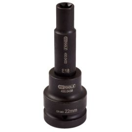 Douille à chocs Ks Tools longue Torx E22 x 140 mm - 450.0453 photo du produit Principale M