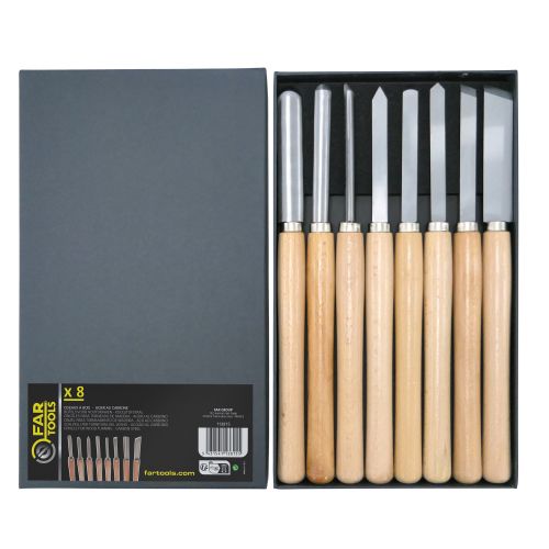 Jeu de 8 gouge à bois FARTOOLS 113815 photo du produit Secondaire 1 L