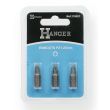 Carte de 3 embouts cruciformes PZ1 longueur 25 mm HANGER 133021 photo du produit Secondaire 3 S