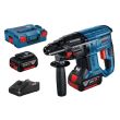 Perforateur burineur 18 V GBH18V-21 avec 2 batteries 4 Ah + chargeur + coffret L-BOXX BOSCH 0611911102 photo du produit