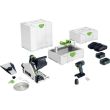 Kit combo 18V Universel (TSC 55 K + TXS 18) + 2 batteries + chargeur + TB Systainer³ M 137 - FESTOOL - 578024 pas cher