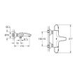Mitigeur baindouche thermostatique GROHTHERM 1000 bicommande GROHE 34821003 photo du produit Secondaire 1 S