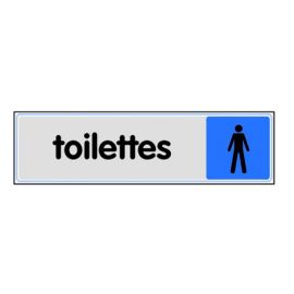 Plaque Toilette homme Novap en plexi couleur - 4036489 photo du produit Principale M