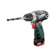 Perceuse-visseuse 12 V Powermaxx 10 mm + 2 batteries 2 Ah + chargeur + boîte carton METABO 600984000 photo du produit Secondaire 2 S