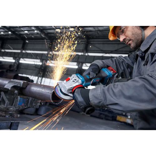 Meuleuse d'angle 18V GWS 18V-11 PS 125 mm (sans batterie ni chargeur) sous carton - BOSCH - 06019N4300 pas cher Secondaire 6 L