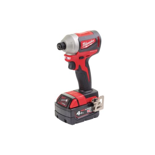 Visseuse à chocs Brushless 1/4'' HEX 18 V M18 CBLID-402C + 2 batteries 4 Ah + chargeur + coffret MILWAUKEE 4933464534 photo du produit Secondaire 1 L