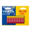 Blister de 20 piles Longlife Max Power AAA/LR03 VARTA 4703101490 photo du produit Secondaire 1 S