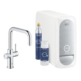 Kit de démarrage - Mitigeur bec U GROHE Blue Home Chromé installation incluse - GROHE - 31456001 photo du produit Principale M