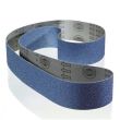 Boîte de 50 bandes en toile synthétique à l'oxyde zirconium pour limeuses portatives grain 80 RB 48024Y/X HERMES 6044423 photo du produit