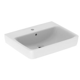 Lavabo blanc RENOVA Geberit avec trop-plein - 222260000 pas cher Principale M