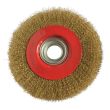 Brosse métallique 150 x 20 x 32 mm pour tourets 500.8461 KS TOOLS 500.8463 photo du produit