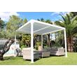 Pergola autoportante bioclimatique 3x3 gris anthracite COULEURS DU MONDE MAIA1907G photo du produit Secondaire 1 S