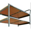 Servante plateau bois 200 kg moyenne STOCKMAN WP20A/2 photo du produit Secondaire 2 S