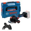 Meuleuse d’angle 18V EXWX18V-15S X-Lock Biturbo Brushless (sans batterie ni chargeur) + coffret L-BOXX - BOSCH - 06019M6100 pas cher