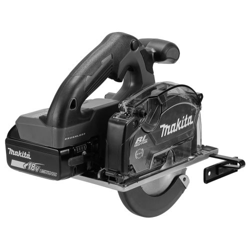 Scie circulaire à métaux 18V + 2 batteries 5Ah + chargeur + coffret MAKPAC - MAKITA - DCS553RTJ pas cher Secondaire 4 L