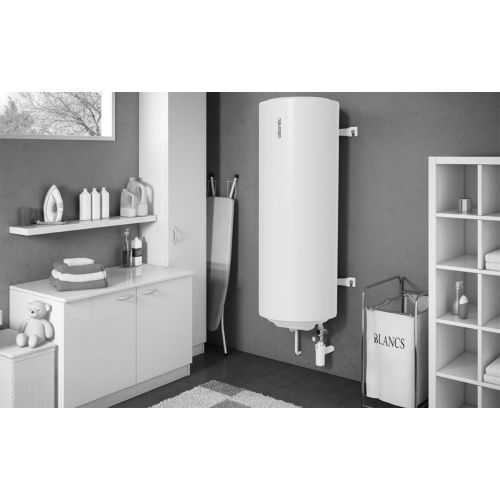Chauffe-eau électrique blindé vertical mural CHAUFFEO 100L D513 - ATLANTIC - 021114 pas cher Secondaire 1 L