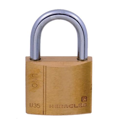Cadenas laiton UNO 35 mm sous blister HERACLES I-CAD35-BS photo du produit Secondaire 1 L