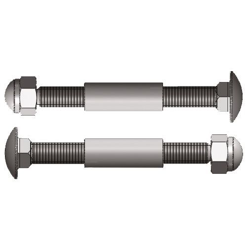 Paire de pattes de fixation droites 40 mm inox 316 satiné DUVAL 22-0720-2100 photo du produit Secondaire 1 L