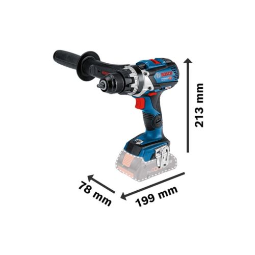 Kit 4 outils 18 V (GSR110/GDX210/GWS10/GBH24) + 3 batteries + chargeur + coffret L-Box BOSCH photo du produit Secondaire 1 L