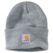 Bonnet WATCH HAT gris clair TU - CARHARTT - S1A18HGY pas cher