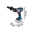 Kit 4 outils 18 V (GSR110/GDX210/GWS10/GBH24) + 3 batteries + chargeur + coffret L-Box BOSCH photo du produit Secondaire 1 S