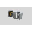 Prise de courant 2P+T PLEXO 16A 250V avec enjoliveur finition gris LEGRAND 069551L photo du produit Secondaire 3 S