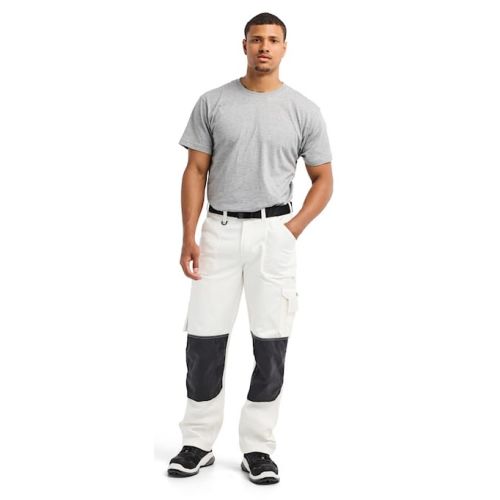 Pantalon de peintre blanc/gris foncé taille 40L - BLÅKLÄDER - 109112101098C146 pas cher Secondaire 4 L