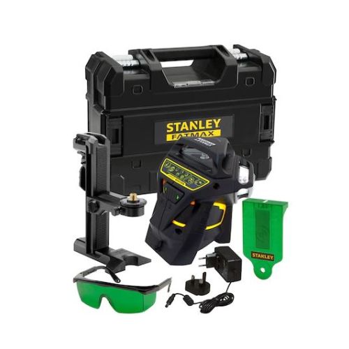 Niveau laser multiligne X3G-360° vert + trépied - STANLEY-FATMAX - FMHT1-77356 pas cher