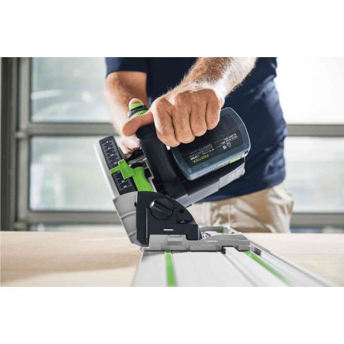 Scie circulaire plongeante 18V TSC 55 5,0 KEBI-Plus/XL + 2 batteries 5Ah + chargeur + Systainer SYS³ - FESTOOL - 577342 pas cher Secondaire 5 L