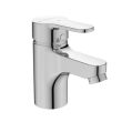 Mitigeur de lavabo monotrou OLYOS bonde métal chromé - PORCHER - D1113AA pas cher