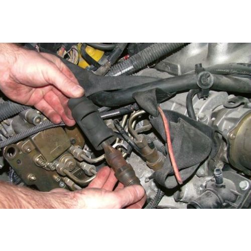 Douille longue pour injecteur diesel 1/2'' 6 pans 27 mm KS TOOLS 150.2314 photo du produit Secondaire 3 L