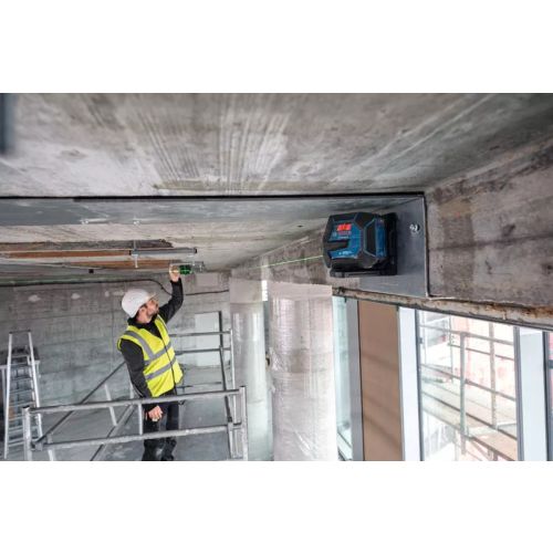 Laser lignes 3,7 V GLL 20-22 G Professional (sans batterie ni chargeur) + 4 piles 1,5 V LR6 AA + poche + platine BOSCH 0601065600 photo du produit Secondaire 10 L