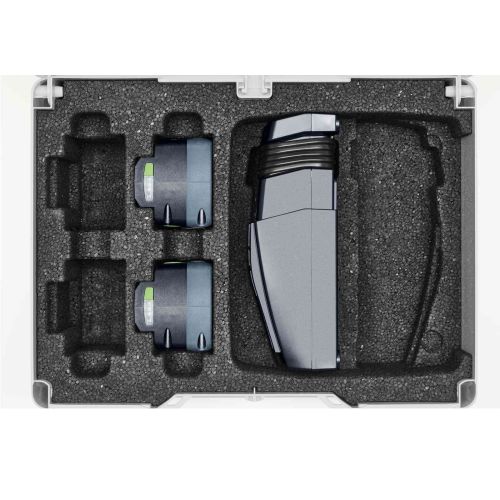 Set énergie Festool SYS3 ENG 18V 2x5,2/TCL6 (2 batteries 5,2 Ah + chargeur) + coffret SYSTAINER 3 photo du produit Secondaire 2 L