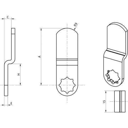 Came coudure 15929-40 - RONIS - 70768 pas cher