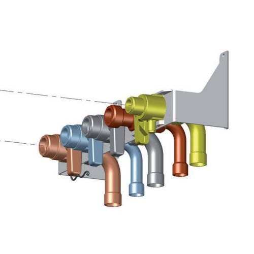 Cadre écarteur pour tubulures 70 mm prémonté pour tube kit tubulure express SAUNIER DUVAL 0010025506 photo du produit Secondaire 1 L