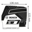 Laser point et ligne 12 V GCL 2-50 C Rouge en coffret L-BOXX BOSCH 0601066G03 photo du produit Secondaire 3 S