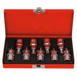 Coffret de 9 douilles tournevis ULTIMATE KS Tools Torx® 1/2 '' T20 à T60 - 922.1890 photo du produit Principale M