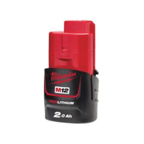 Batterie 12V Milwaukee M12 B2 red lithium 2 Ah - 4932430064 photo du produit Secondaire 1 L