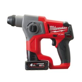 Perforateur compact 12 V Milwaukee FUEL M12 CH-402C SDS plus + 2 batteries 4 Ah + chargeur + coffret de transport - 4933441475 photo du produit Principale M