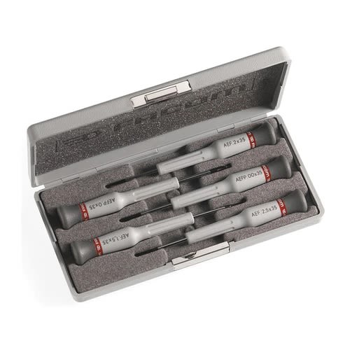 Coffret de 5 tournevis Micro-Tech® mixte Fente/Phillips - FACOM - AEF.J1 pas cher