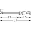 Tournevis ERGOTORQUEPLUS 4 pans #0 155 mm KS TOOLS 159.1184 photo du produit Secondaire 1 S