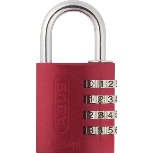 Cadenas chiffre 145 40 rouge - ABUS - 145/40 ROUGE LOCK-TA pas cher