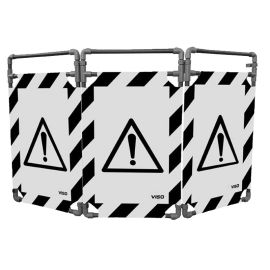 Barri&egrave;re paravent Viso PVC danger - TRAVO100DAN pas cher Principale M