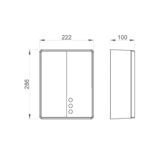 Séche-mains rapide Bigflow Evo ABS blanc - SOCOMIX - 01491.W pas cher Secondaire 2 L