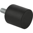 Butée caoutchouc cylindrique diamètre 20 mm hauteur 20 mm tige M6 longueur 18 mm KIPP K0571.02002055 photo du produit